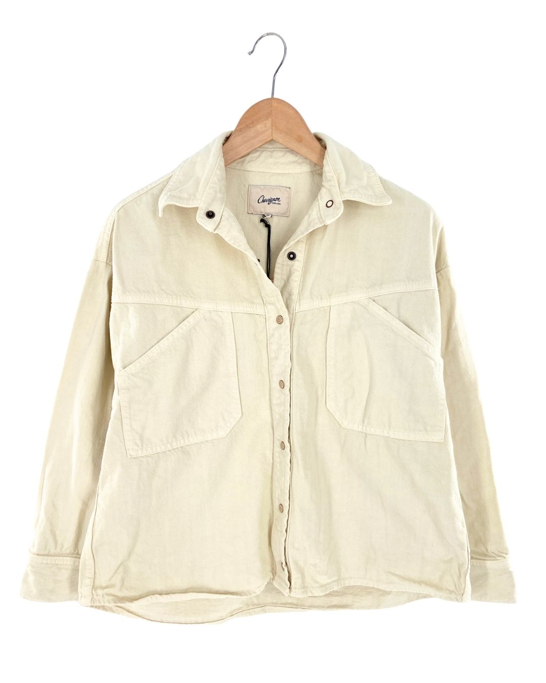 Chaqueta en denim abotonada