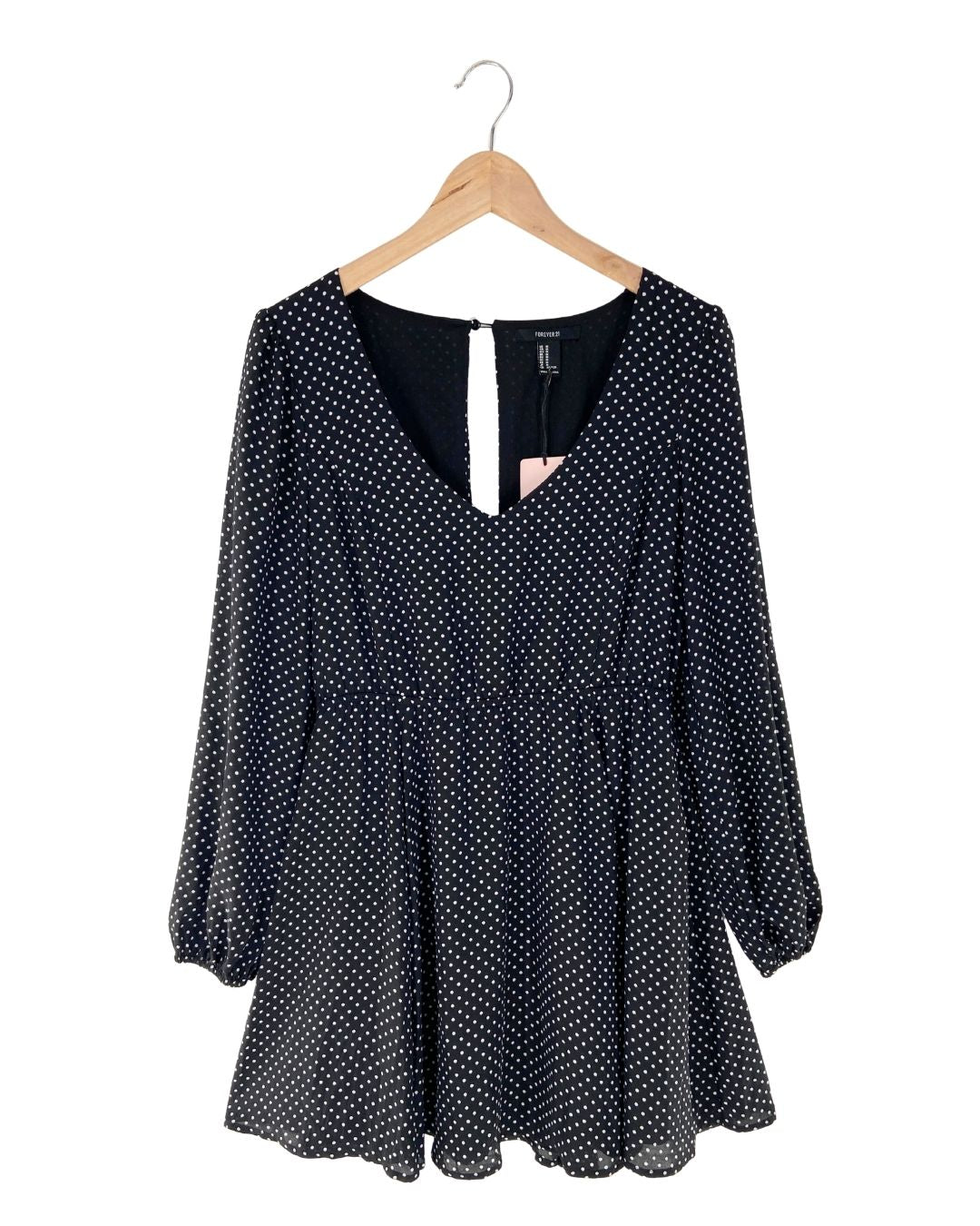 Vestido midi falda amplia