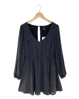 Vestido midi falda amplia