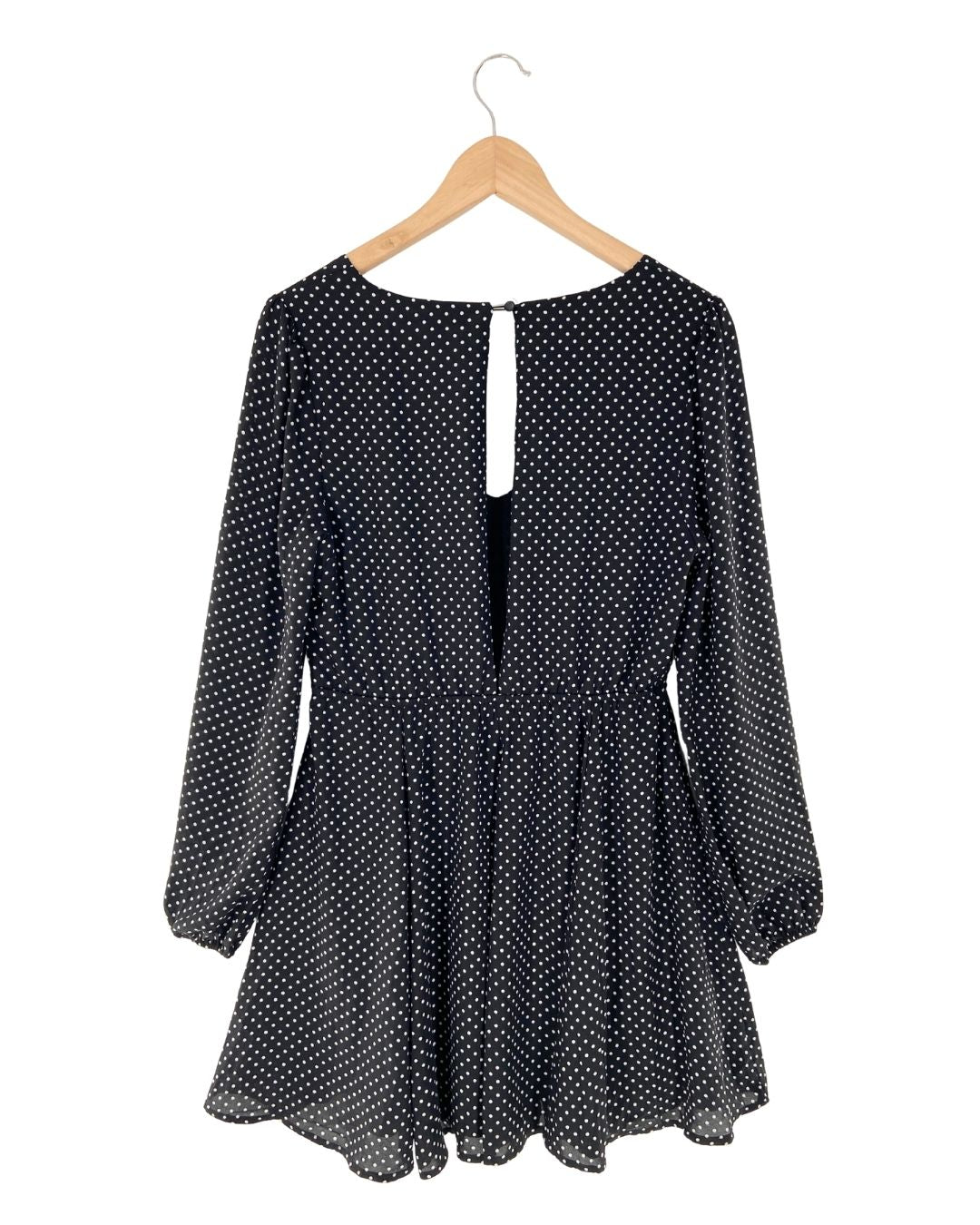 Vestido midi falda amplia