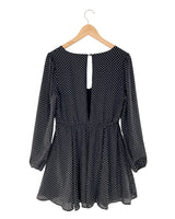 Vestido midi falda amplia
