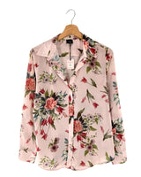 Camisa manga larga translucida