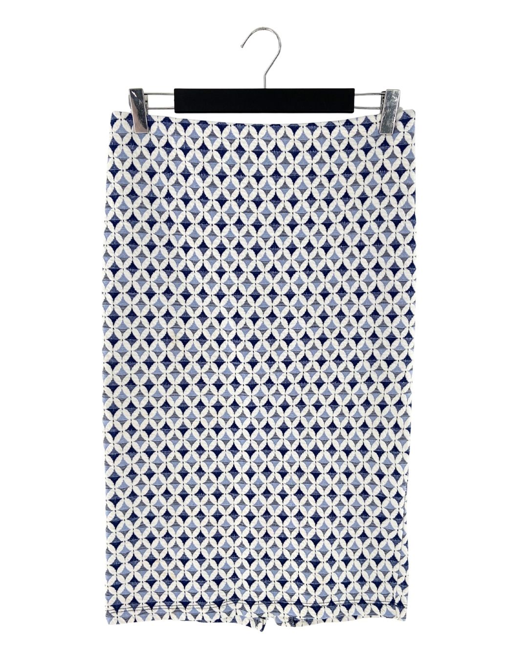Falda midi stretch con textura