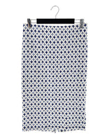 Falda midi stretch con textura