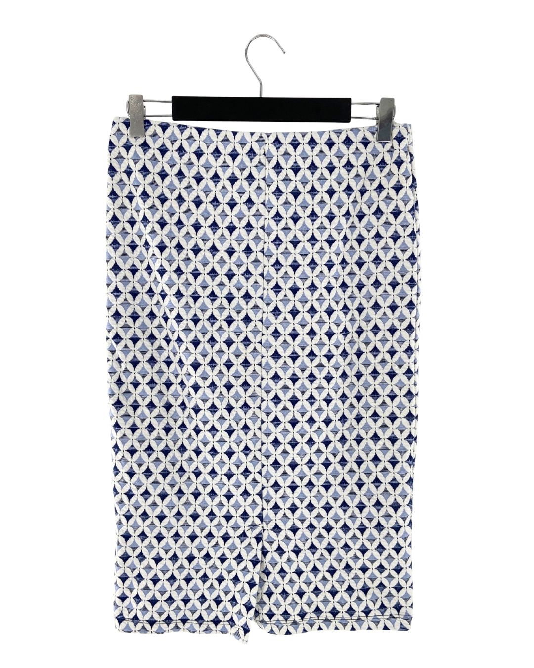 Falda midi stretch con textura