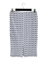 Falda midi stretch con textura