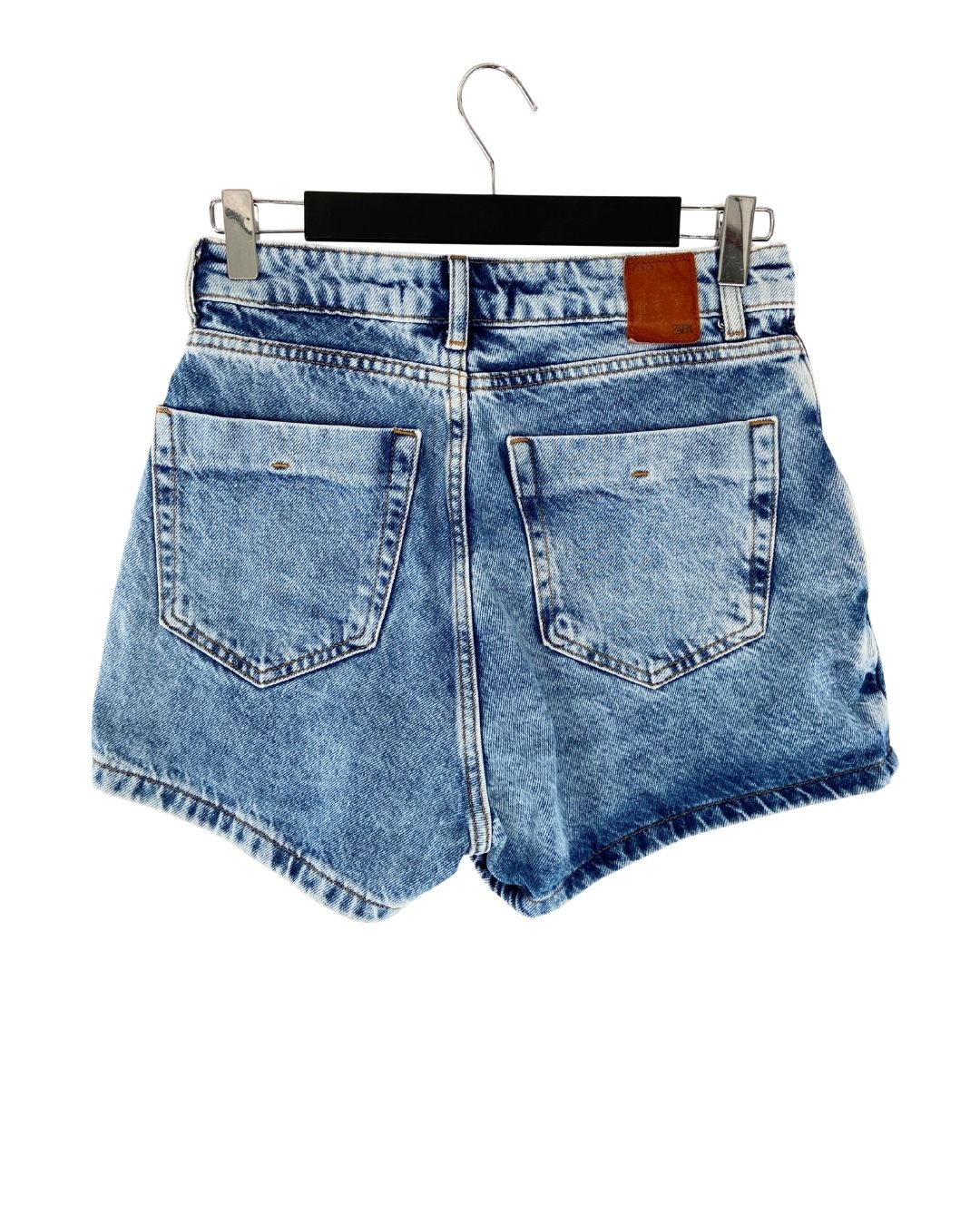 Skirt short en denim rigido