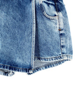 Skirt short en denim rigido