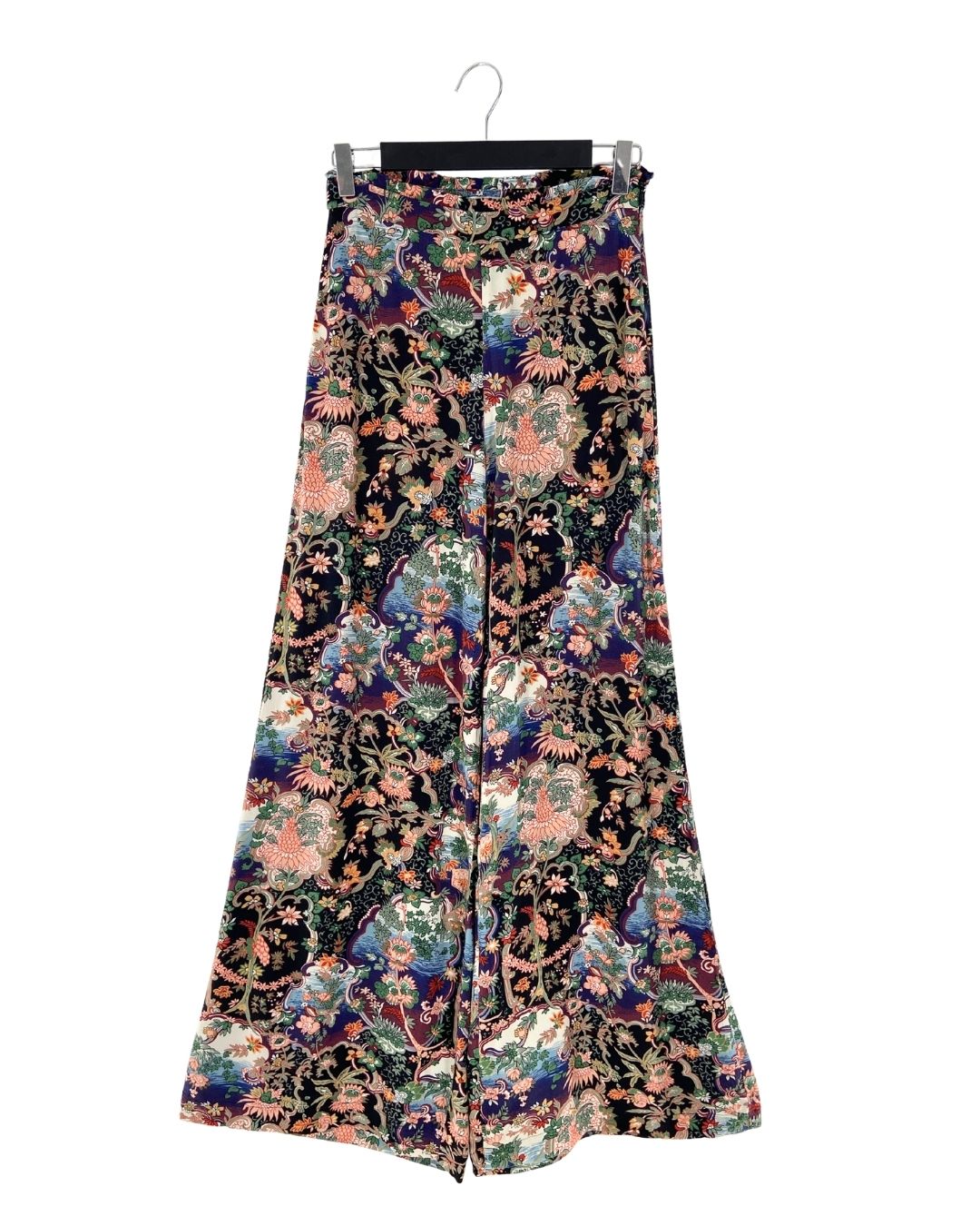 Soft pant flare print flores