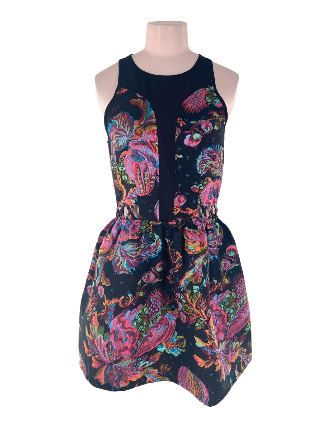 Vestido mini con bordados