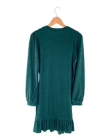 Vestido midi manga larga