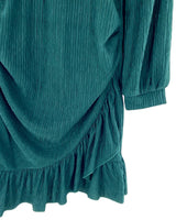 Vestido midi manga larga
