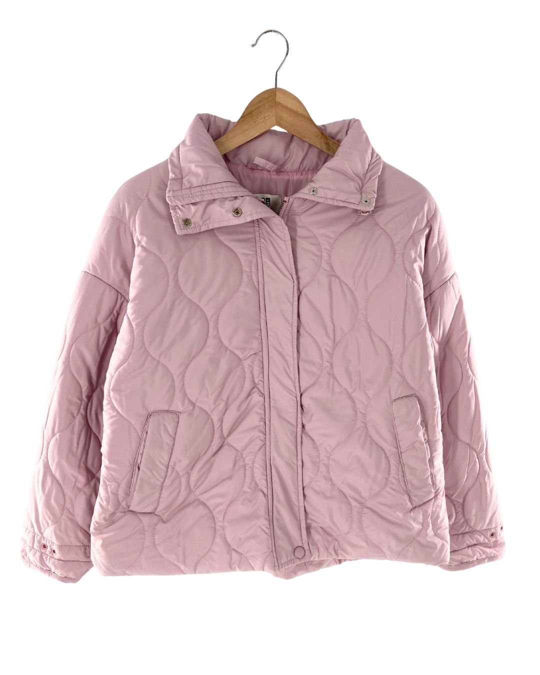Chaqueta crop acolchada