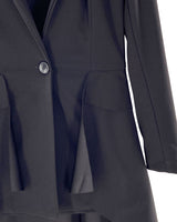 Blazer high and low un botón