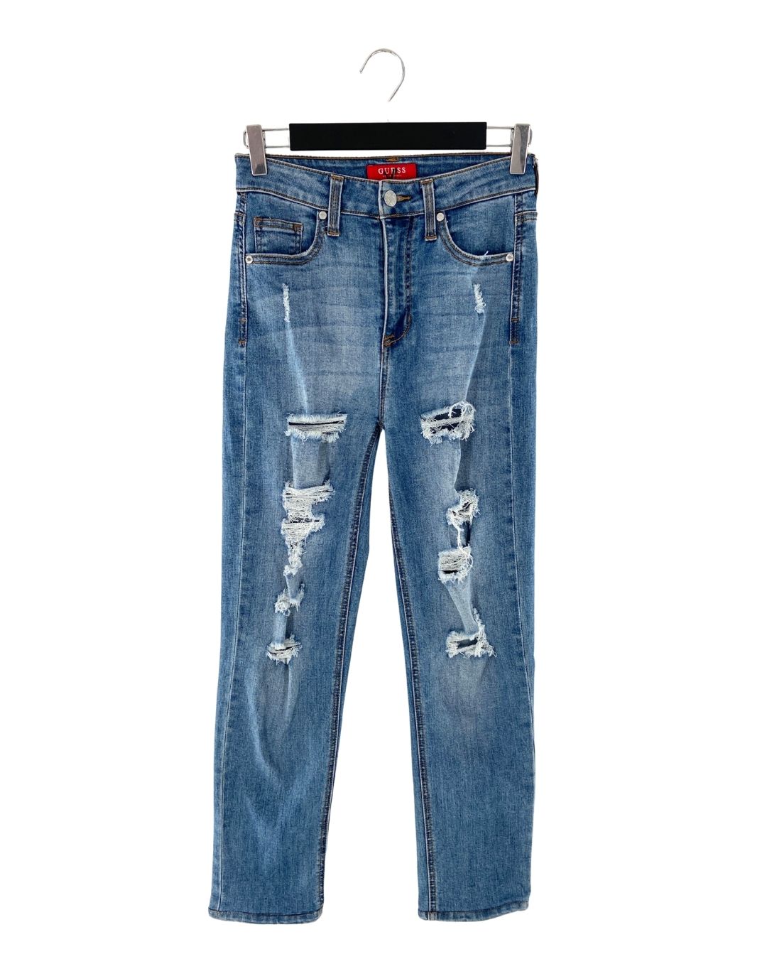 Skinny jean destroyed