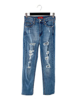 Skinny jean destroyed
