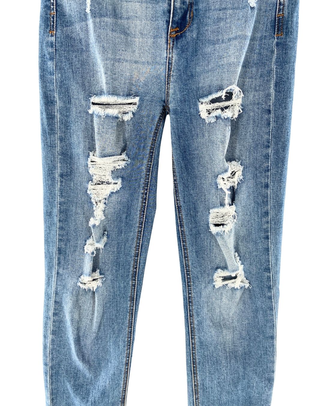 Skinny jean destroyed
