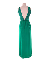 Maxi vestido traslúcido