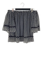 Blusa offshoulders print dots