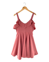 Vestido midi de tiras