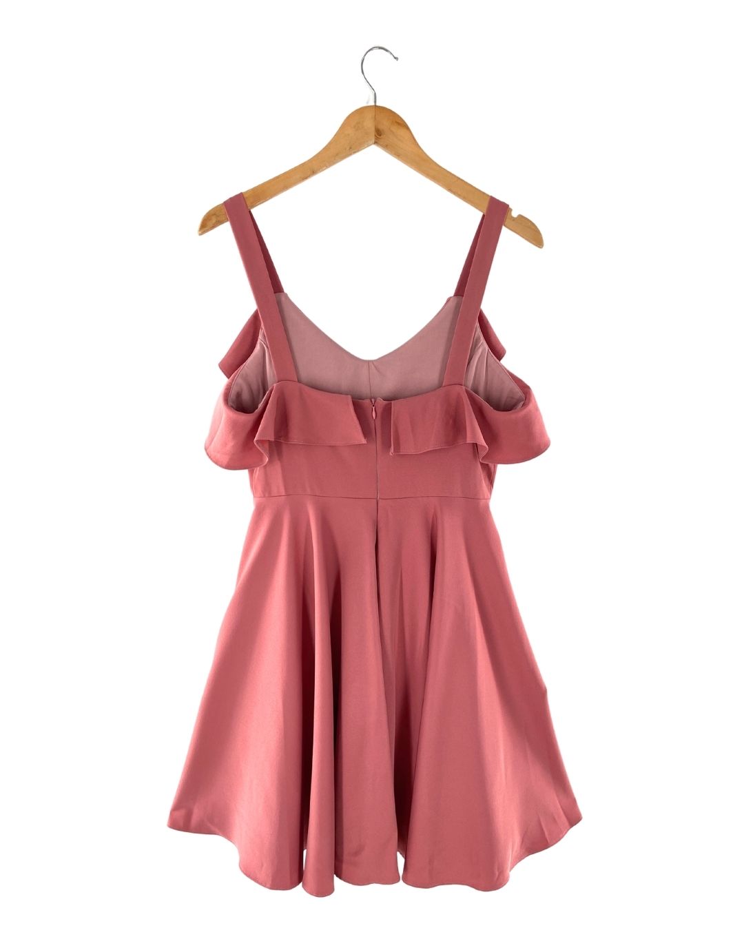 Vestido midi de tiras