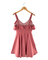 Vestido midi de tiras