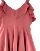 Vestido midi de tiras