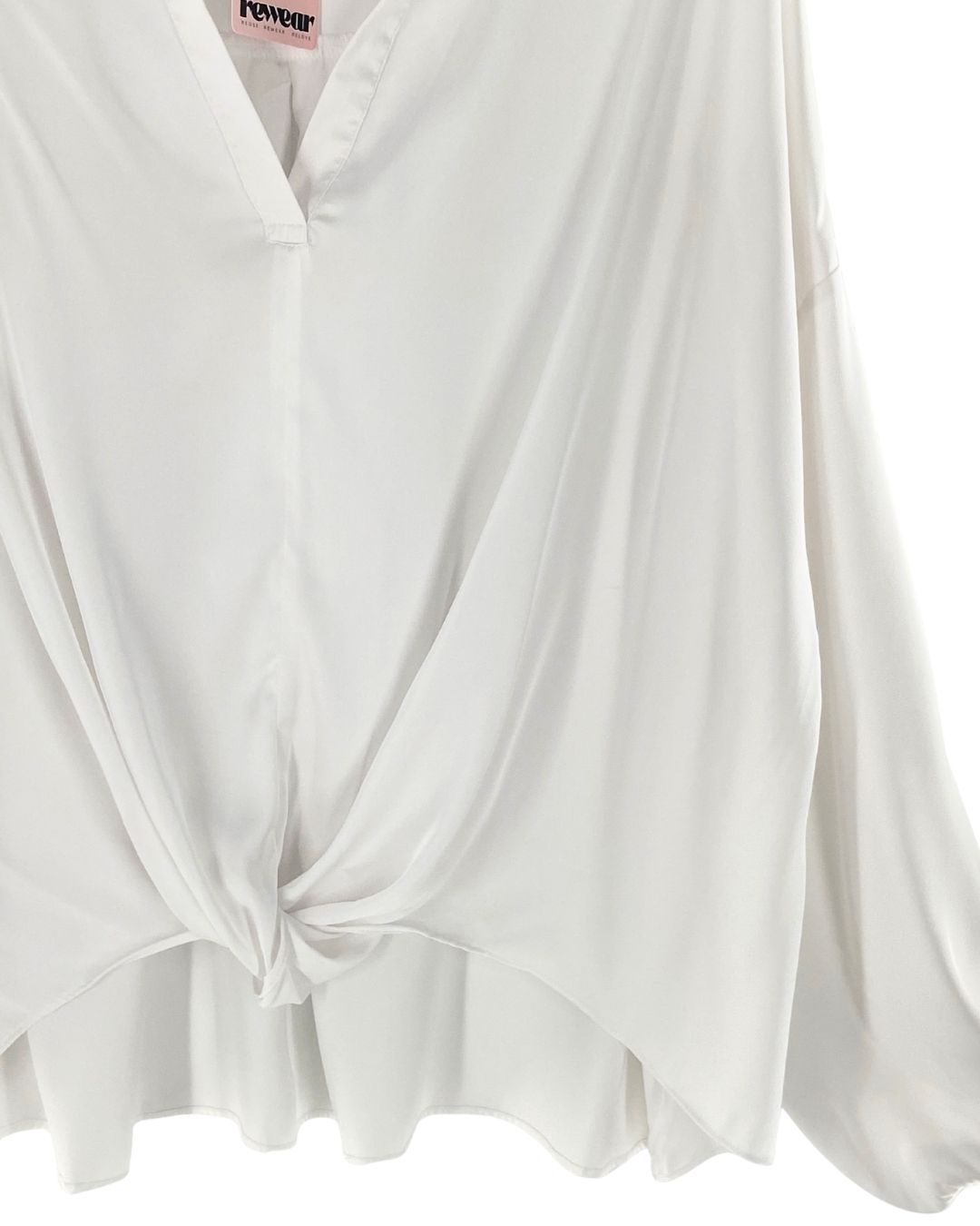 Blusa satinada high and low