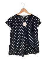 Blusa cruzada print dots