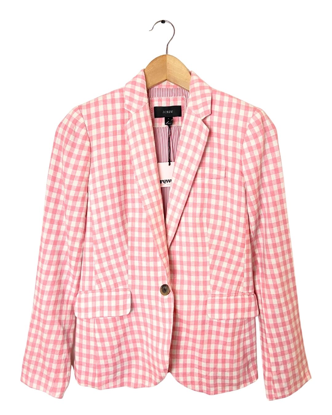 Blazer clásico vichy