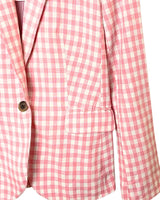 Blazer clásico vichy