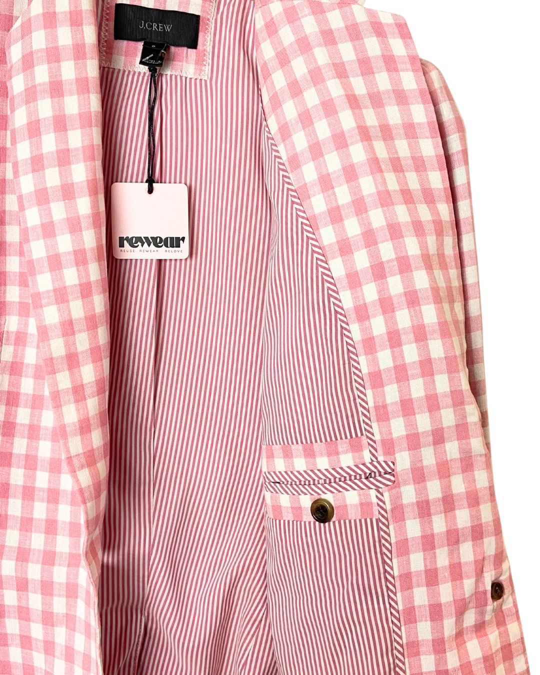 Blazer clásico vichy