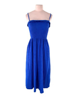 Vestido de tiras con textura