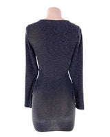 Vestido mini manga larga