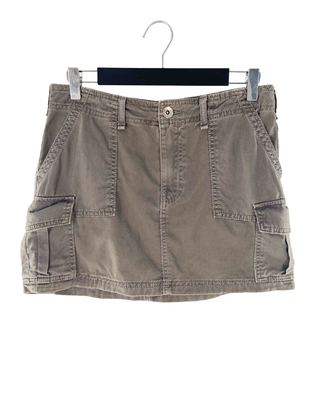 Falda mini cargo