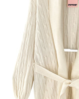 Cardigan tejido  grueso