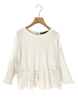 Blusa mariposa con cinturón