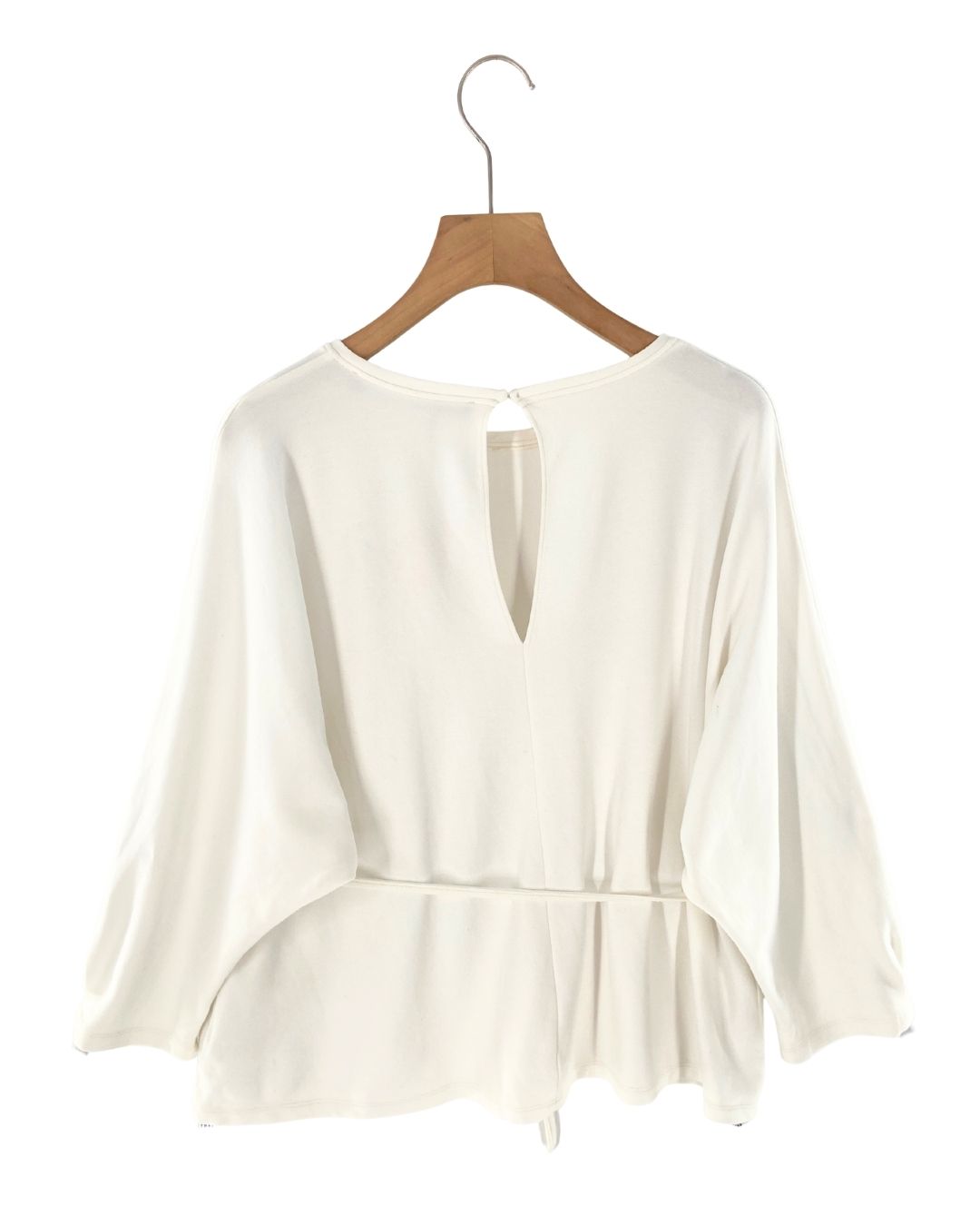 Blusa mariposa con cinturón