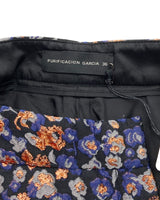 Pantalón palazzo con textura