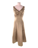 Maxi vestido satinado
