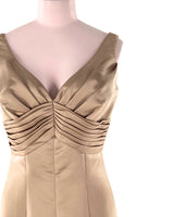 Maxi vestido satinado