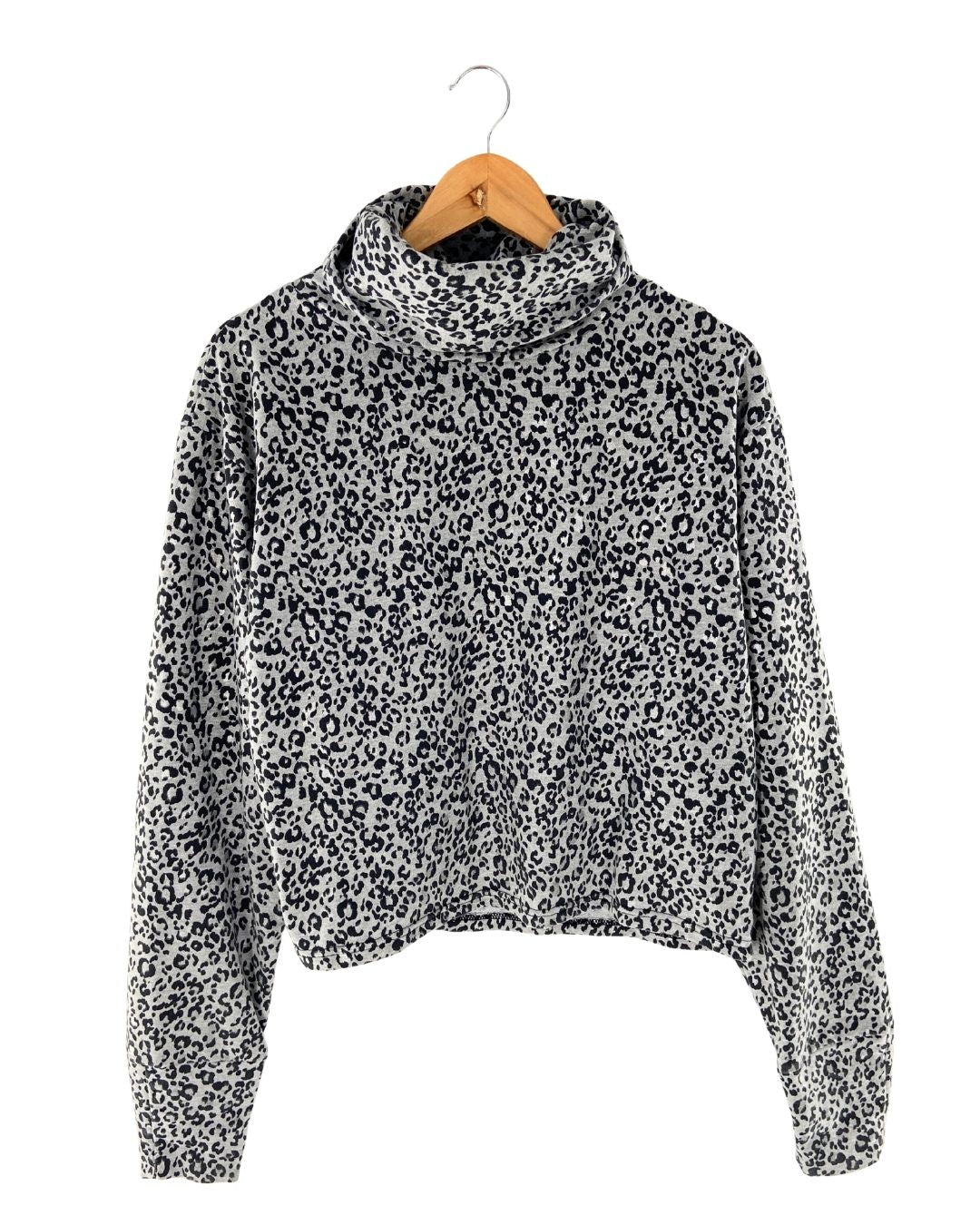 Saco manga larga cuello alto