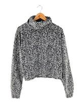 Saco manga larga cuello alto