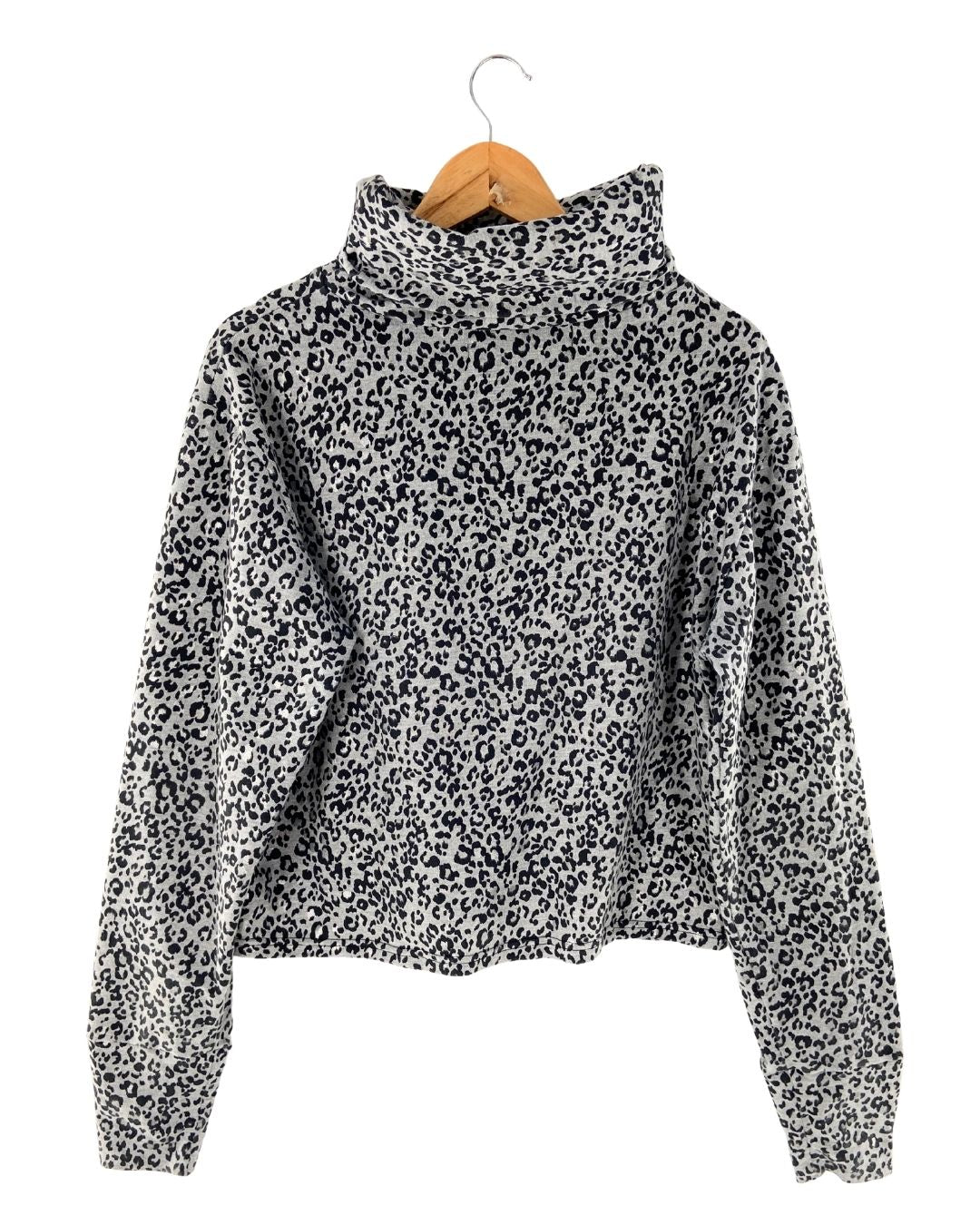 Saco manga larga cuello alto