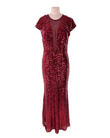 Maxi vestido en lentejuelas