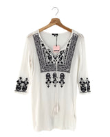 Vestido mini con textura