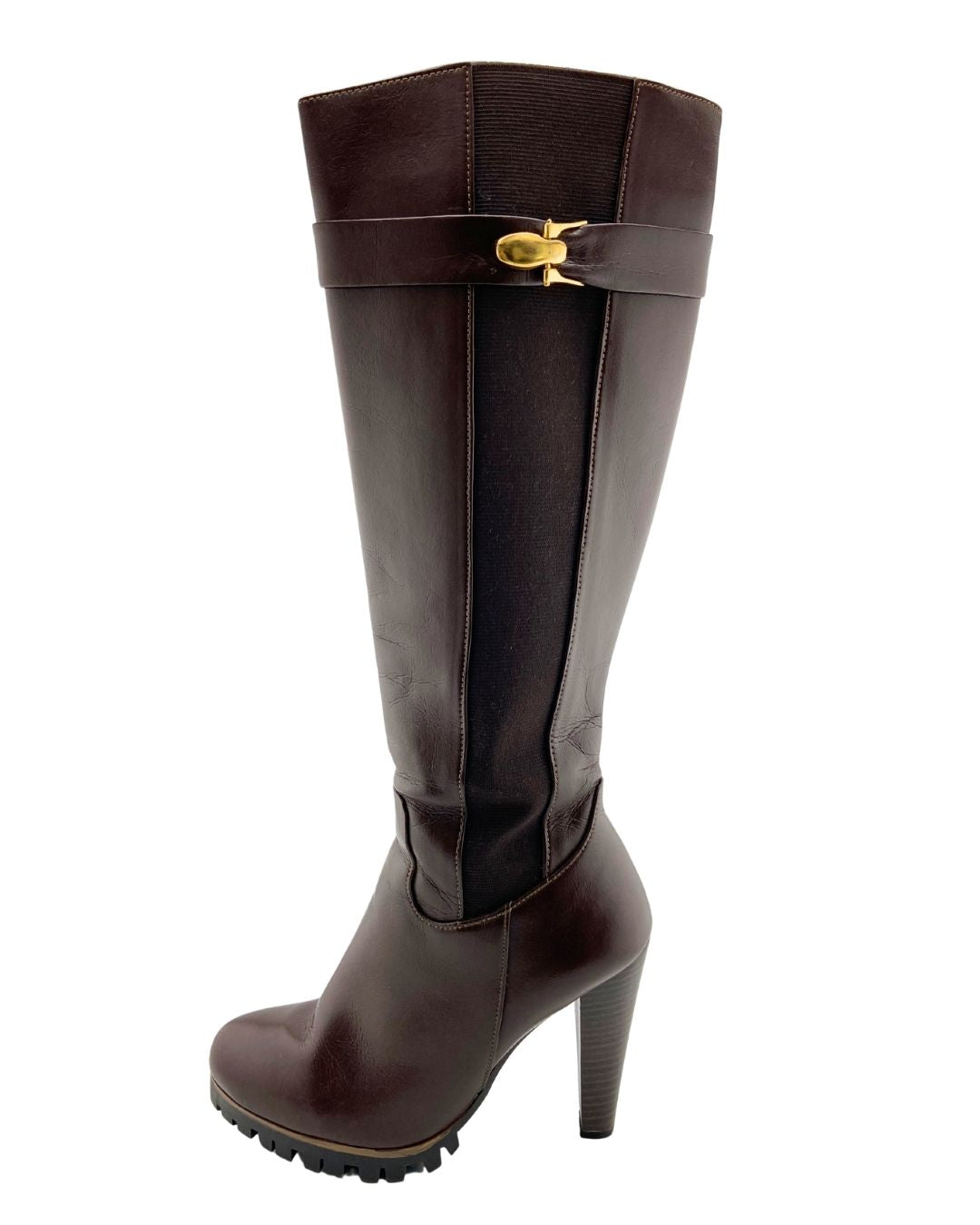 Botas caña alta en cuero