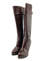 Botas caña alta en cuero