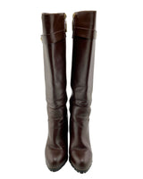 Botas caña alta en cuero