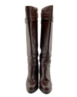 Botas caña alta en cuero